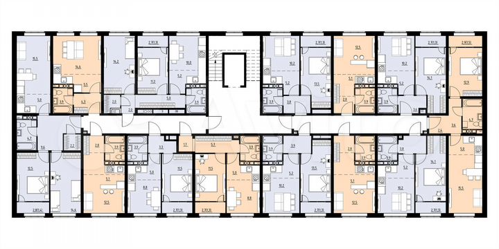 3-к. квартира, 65,5 м², 3/4 эт.
