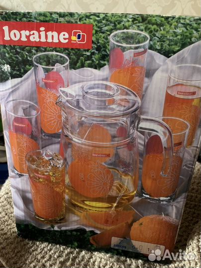 Сервиз графин и стаканы