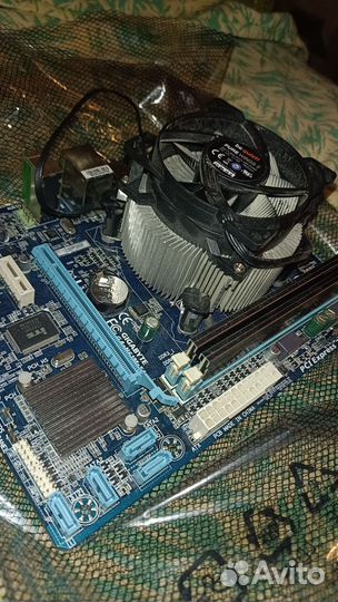 Игровой комплект материнка+проц+озу