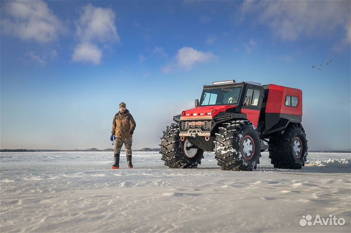 Новый российский вездеход, болотоход Tinger TF4