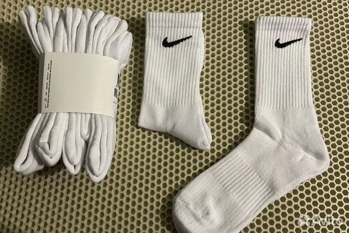 Носки nike высокие 10 пар махровые