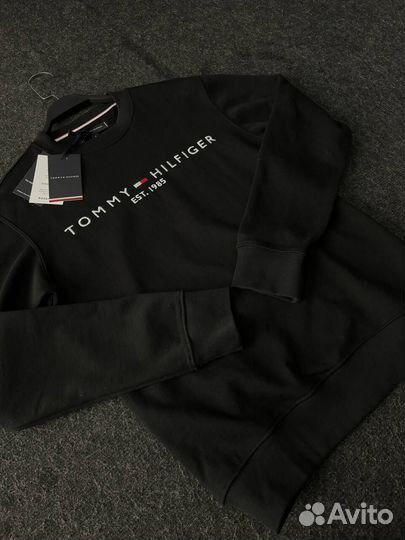 Свитшот Tommy Hilfiger 1985 черный