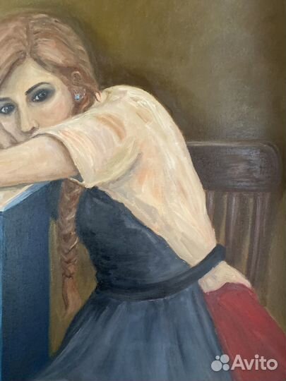 Картина маслом на холсте большая 80*100