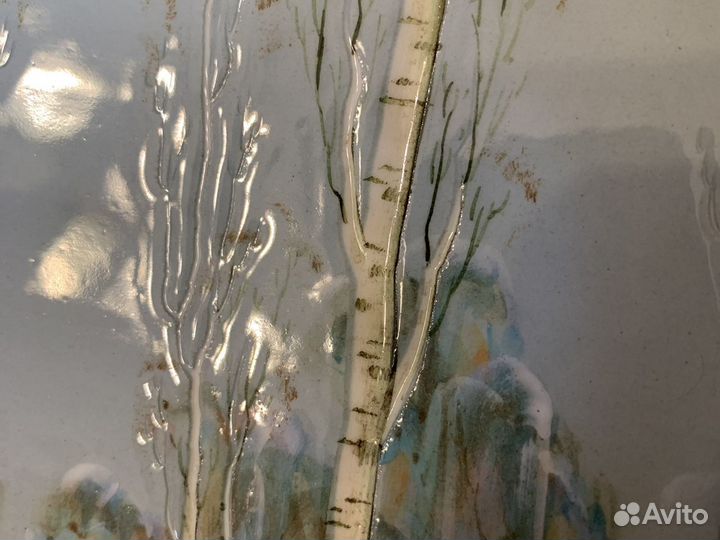 Настенная тарелка «тополя»