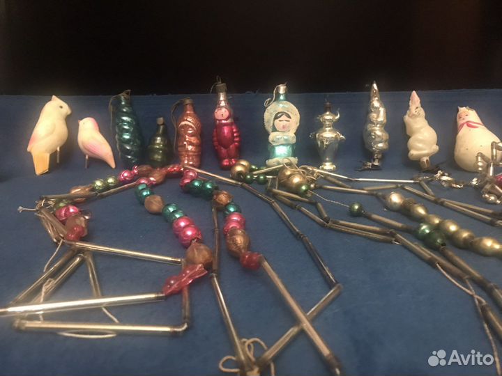 Елочные игрушки СССР советские