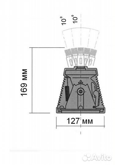 Редуктор рулевой для лодки