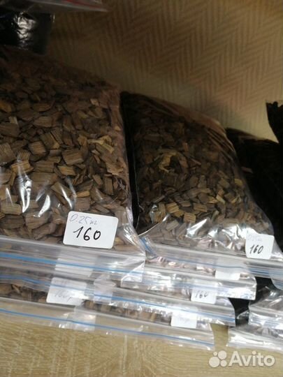 Дубовые чипсы, палочки, кубики