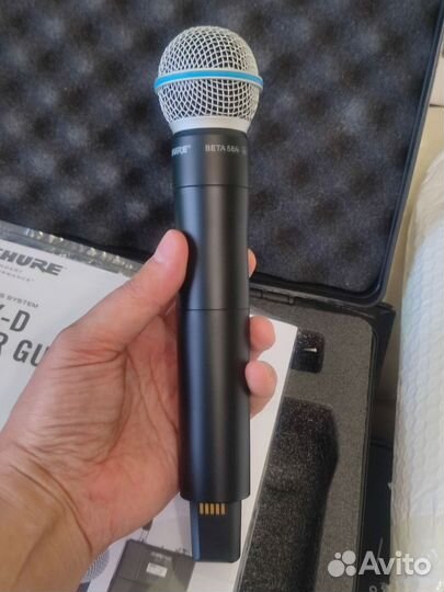 Радиомикрофон Shure Qlxd Beta58 новый в кейсе