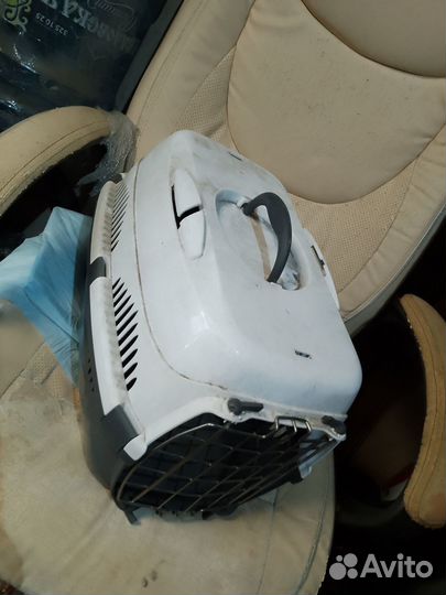 Переноска для кошек пластиковая