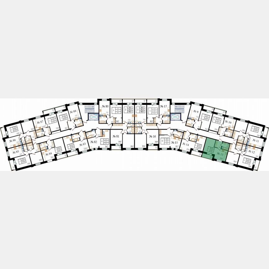 Квартира-студия, 34,5 м², 2/8 эт.