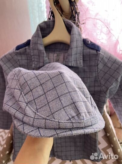 Пиджак для мальчиков + кепка