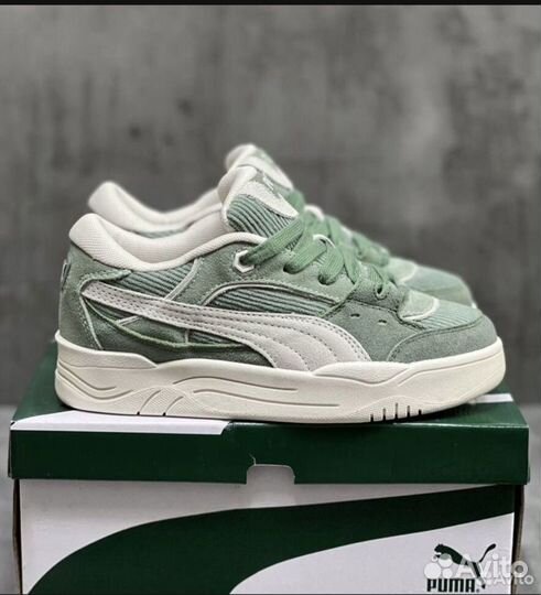 Кроссовки puma 180 зеленые