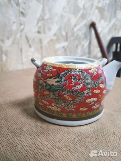 Чайник керамический с метал. ситом 450мл/750мл