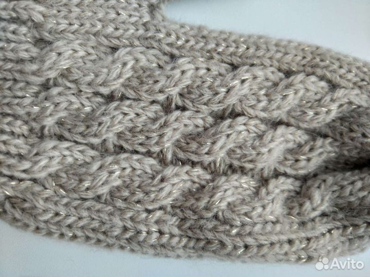 Набор зимний женский: шапка шарф варежки