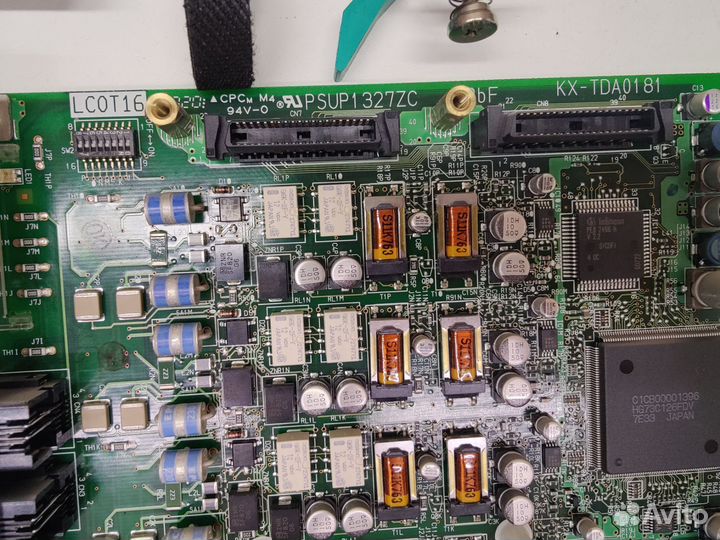 Panasonic KX-TDA0181, плата lcot16 на 16 внешних п