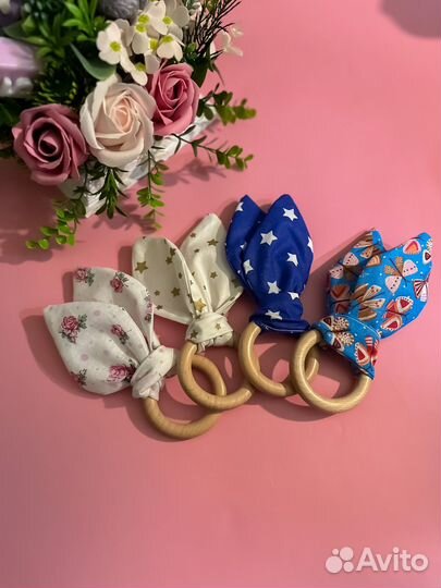 Погремушка, грызунок, держатель для соски