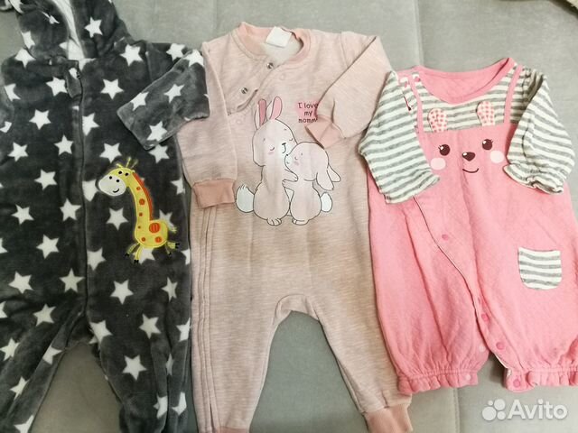 Комбинезочики для девочки р. 60—76