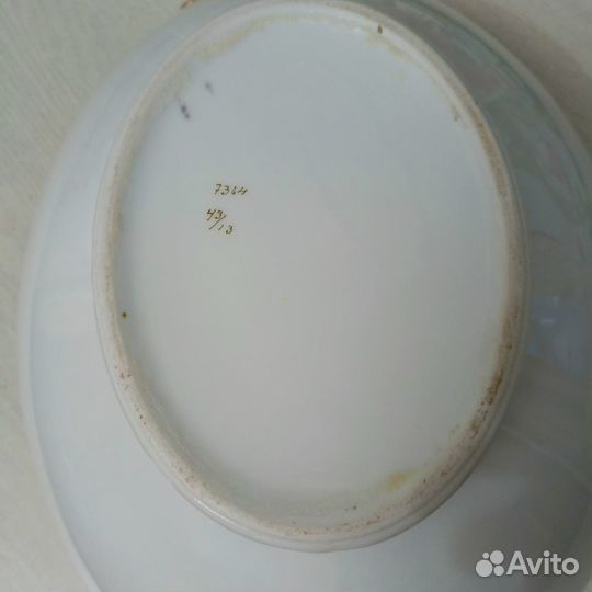 Фарфоровая супница СССР