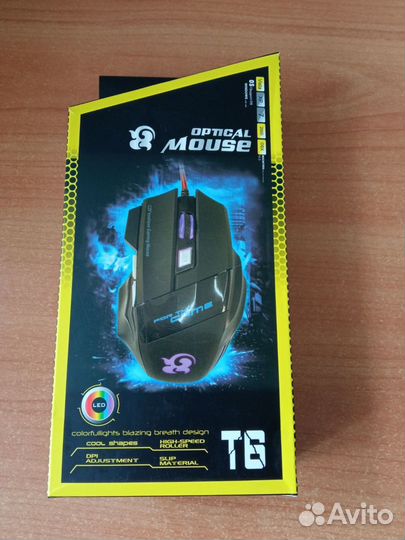 Мышь компьютерная игровая Optical Mouse Т6