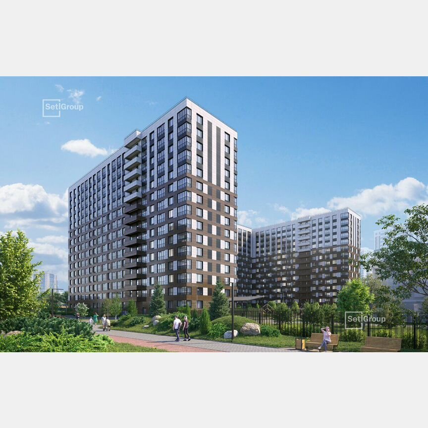 3-к. квартира, 78,4 м², 6/15 эт.