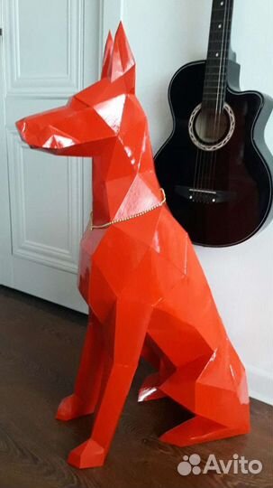 Доберман. Пепакура. Для интерьера. Любых цветов