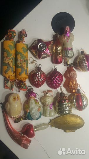 Ёлочные игрушки СССР