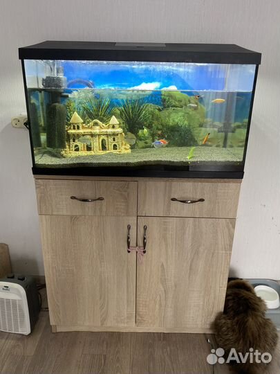 Аквариум с тумбой 120литров