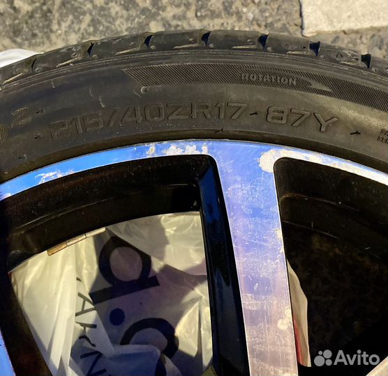 Шины с дисками R17 на VW Polo, Golf, Skoda Rapid