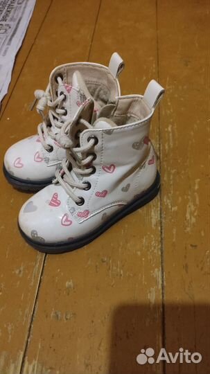 Ботинки демисезонные для девочки 22 размер
