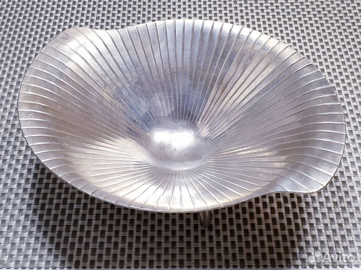 Мельхиоровая конфетница 