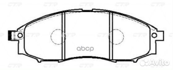 Колодки тормозные nissan (CKN11)