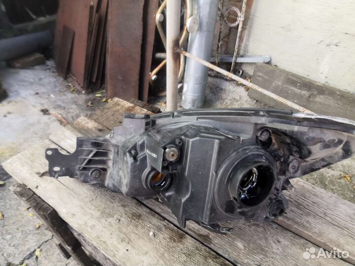 Передние фары с Mitsubishi lancer 9