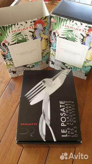 Цветные столовые приборы Casa Bugatti Compact