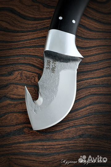Нож из стали S 390 Шкуросъемный-2