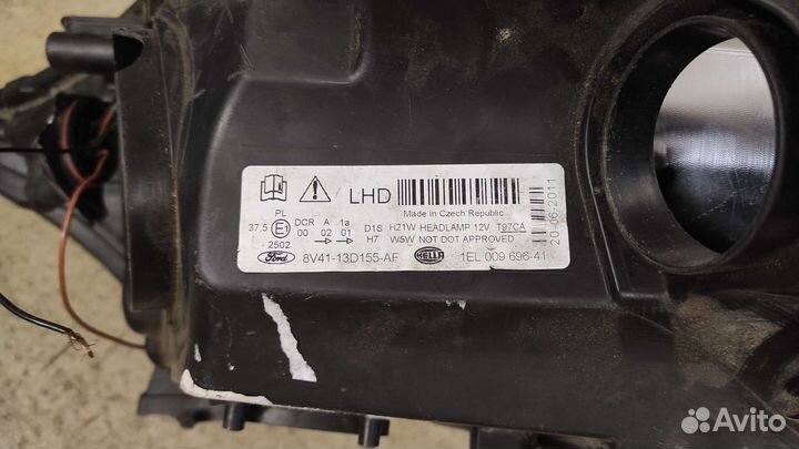 Фара левая форд