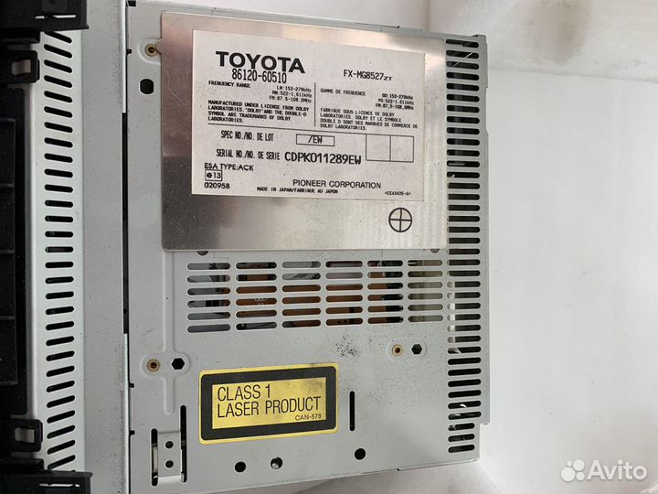 Штатная магнитолла Toyota Land Cruiser Prado