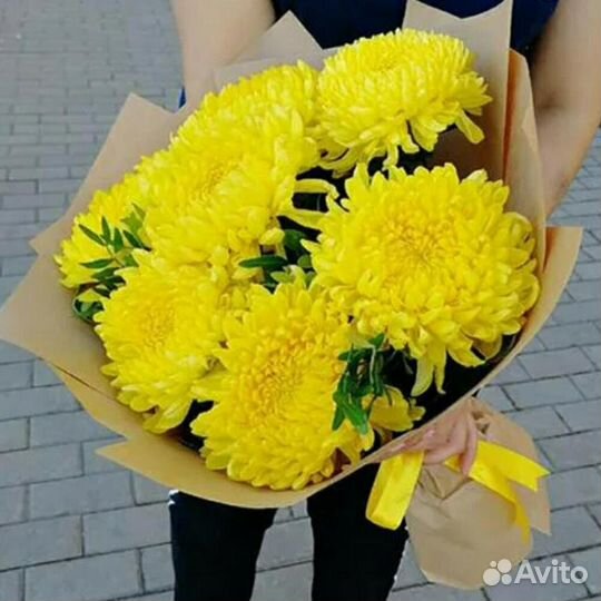 Букет из хризантем