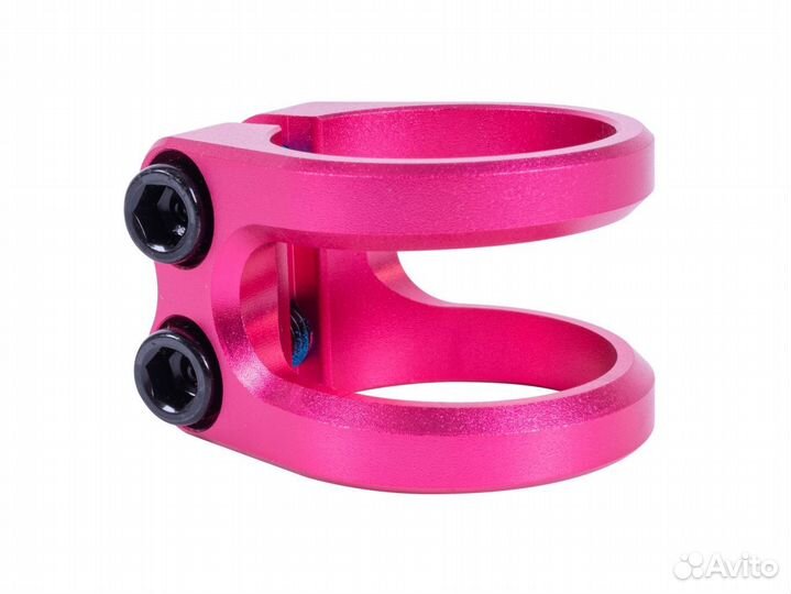 Зажим 2 болта Fugo, 34.9-31.8 мм, IHC/HIC, pink