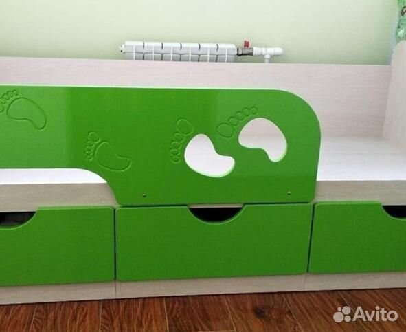 Детская кроватка Лего