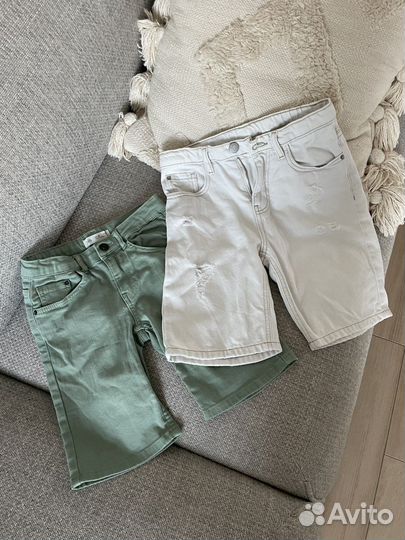 Джинсовые шорты zara 8 и 9 лет