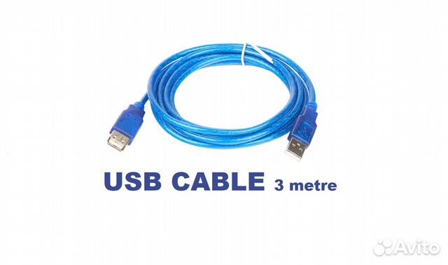 Кабель Удлинитель Usb-a Usb-a папа-мама 3 метра