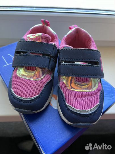 Кроссовки детские для девочки 22 размер