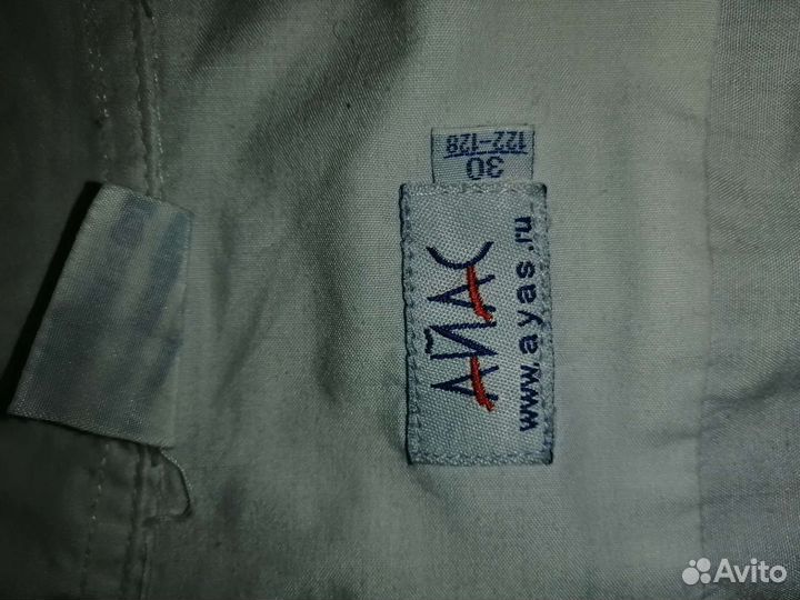 Рубашки(4шт) школьные рост134(8-9лет)