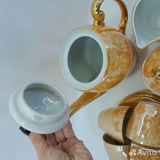 Сервиз кофейный на 6 персон, 15 предметов