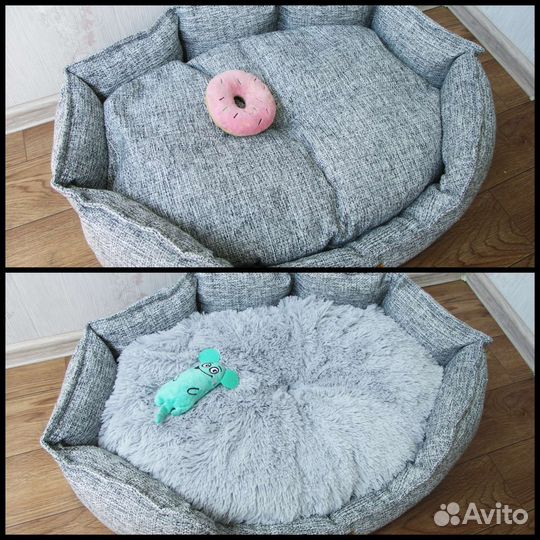 Лежанка для мелких собак, щенков и кошек (новая)