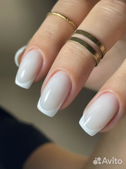 Маникюр гель лак наращивание педикюр