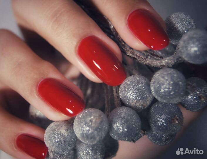 Пудровый маникюр, дип-система, гелевое покрытие