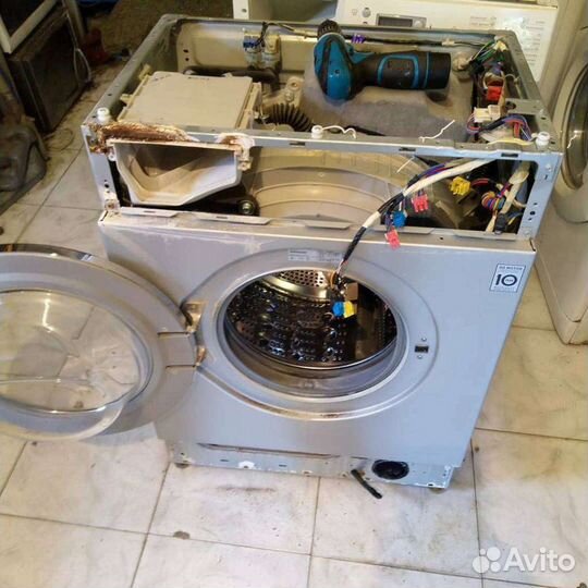 Замена подшипника в стиральной машине Zanussi