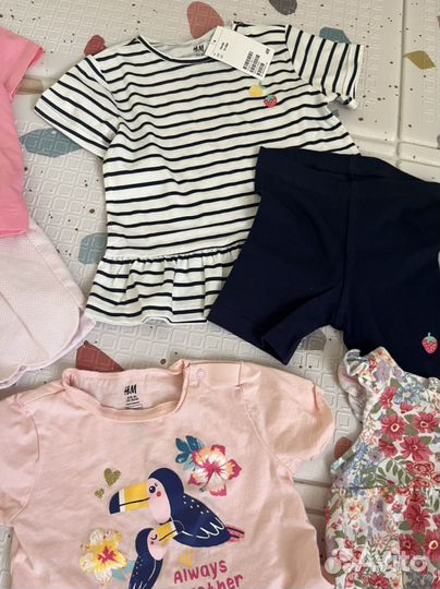 Вещи для девочки 74-80, H&M и другие