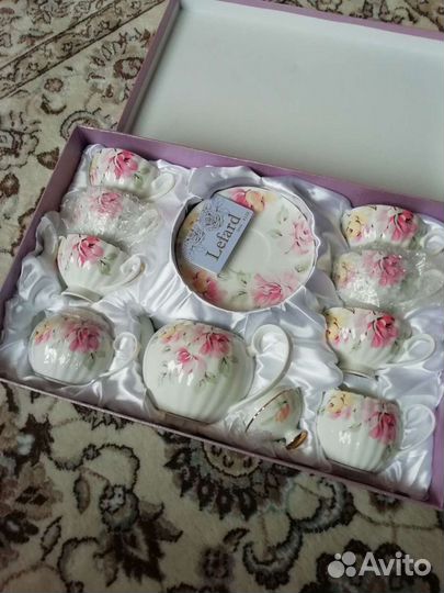 Новый большой подарочный чайный сервиз Lefard